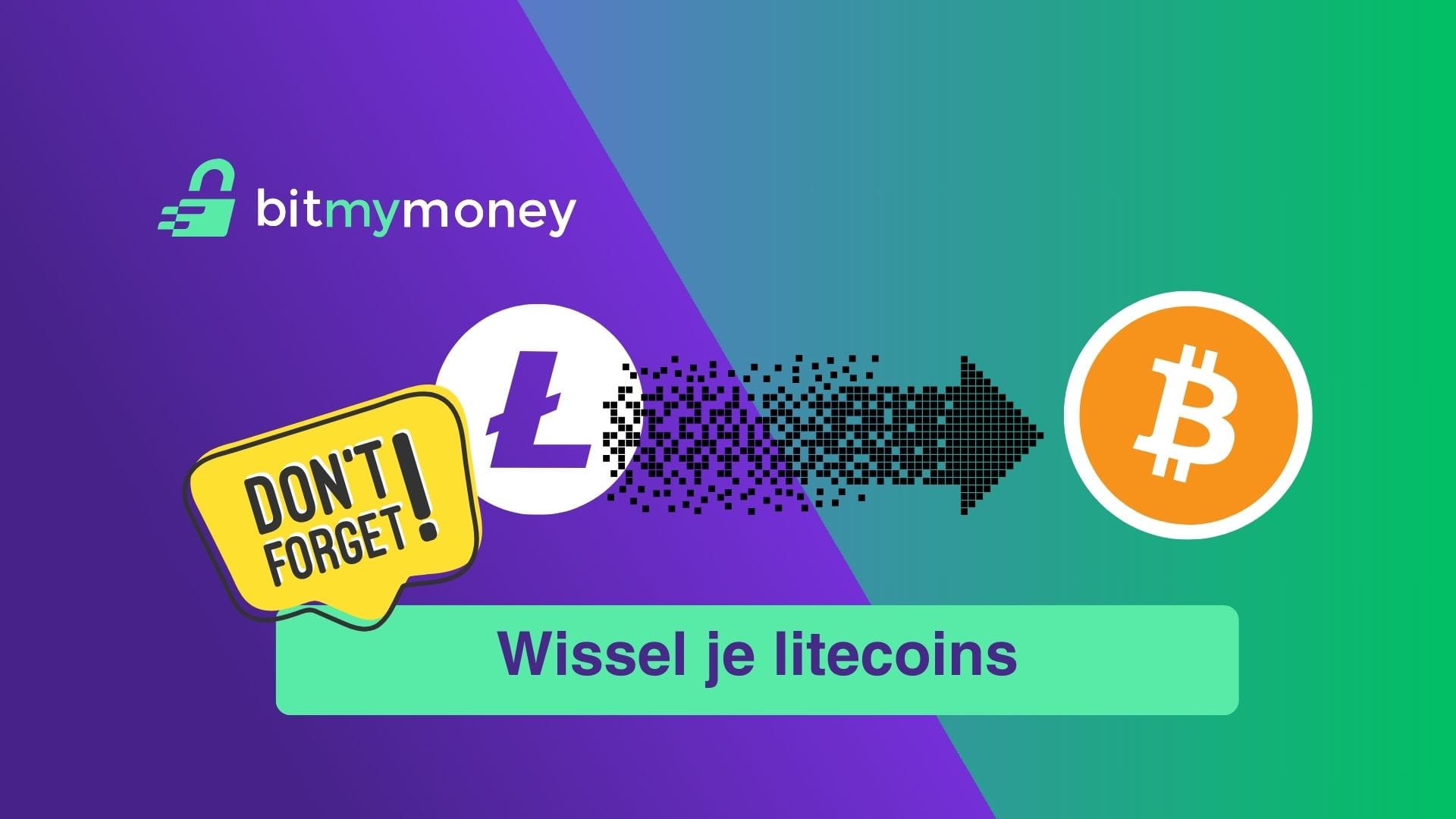 Litecoin uit de app