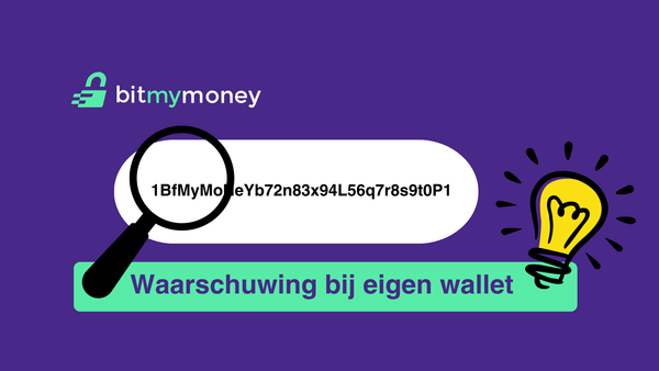 Controleer je Bitcoinadres bij versturen