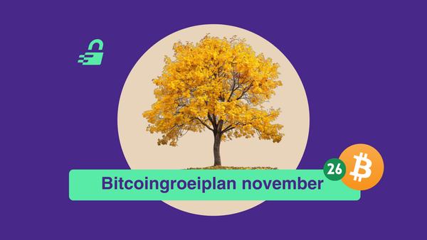 Satoshi's rekening: Corrigerende koers